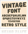 Vintage Font Sign